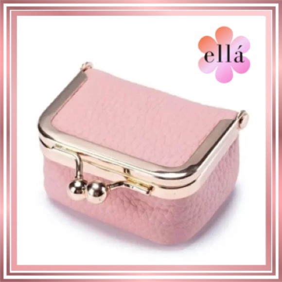 ELLA’ Women’s Small Blush Pink Coin Purse - Picture 1 of 2